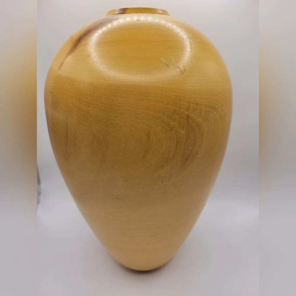 Organic Modern Hand Turned Wood Vase